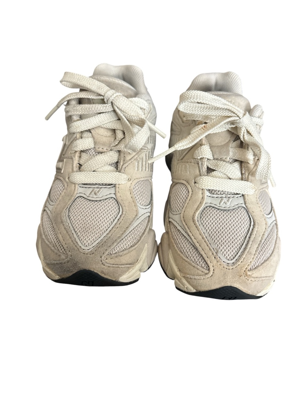 New Balance Kids' Off-White Lace-Up Sneakers size 11 - Picture 4 of 5